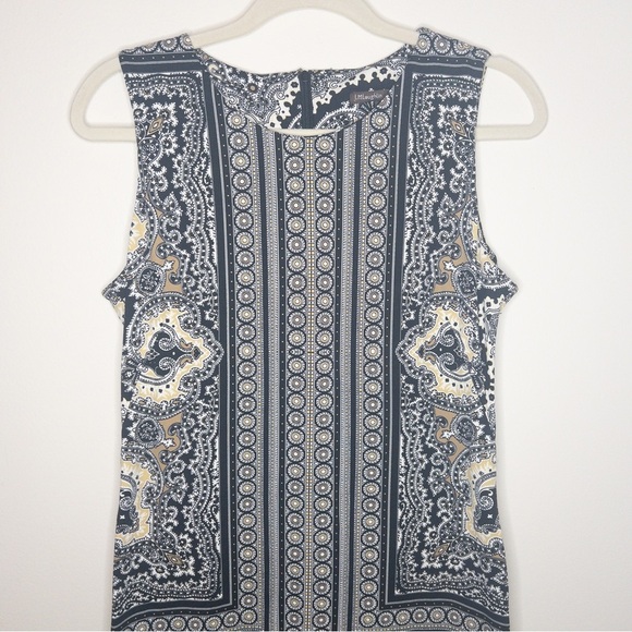 J. McLaughlin Patterned Sleeveless Shift Dress - Picture 2 of 10